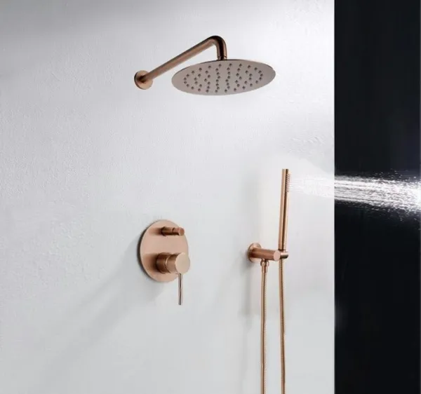 REA REA - Sprchový set pod omietku Lungo růžovězlatý REA-P4111