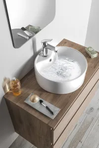 Keramické umývadlo priemer 40x15 cm, na dosku 49413