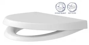 CERSANIT - SET 547 ZÁVESNÁ WC MISA Parva NEW CLEANON so sedadlom DUR ANTI Softclose K701-015