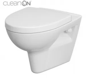 CERSANIT - SET 547 ZÁVESNÁ WC MISA Parva NEW CLEANON so sedadlom DUR ANTI Softclose K701-015