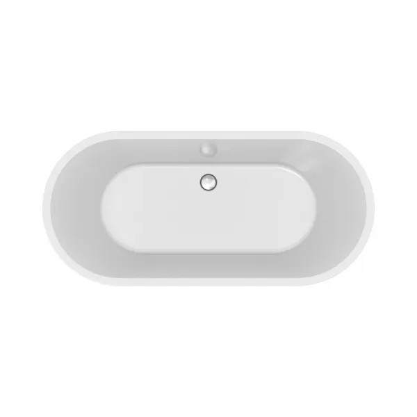 CERSANIT - Voľne stojaca akrylátová vaňa OVAL CREA 160X75 S301-300