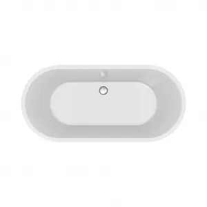 CERSANIT - Voľne stojaca akrylátová vaňa OVAL CREA 160X75 S301-300