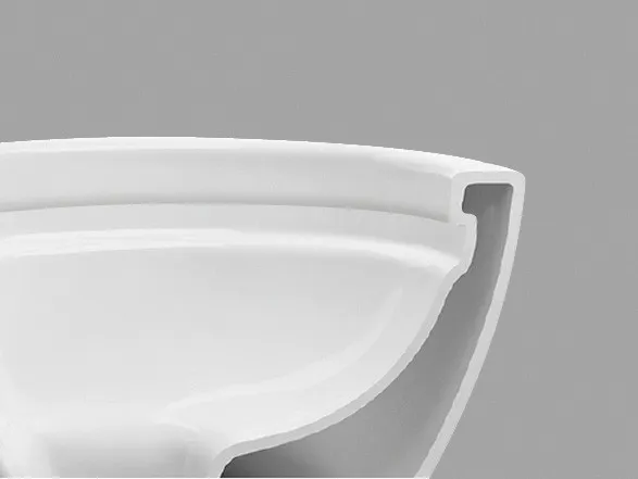 OLSEN SPA - Závesné WC ADDATO RIMLESS sa SLIM sedadlom Soft-close OLKLT2005E
