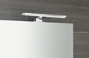 SAPHO - RIWA galérka s LED osvetlením, 60x70x17cm, biela lesk RIW060-0030