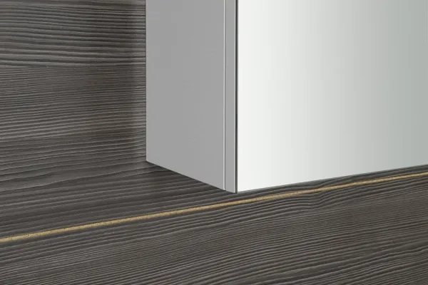 SAPHO - RIWA galérka s LED osvetlením, 101x70x17cm, biela lesk RIW100-0030