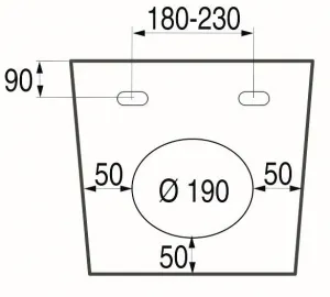 OLSEN SPA - Závesný bidet OVALE OLKLT017F