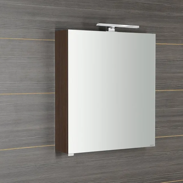 SAPHO - RIWA galérka s LED osvetlením, 50x70x17cm, borovica rustik RIW050-0016
