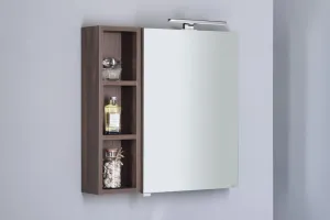 SAPHO - RIWA galérka s LED osvetlením, 50x70x17cm, borovica rustik RIW050-0016