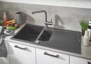 GROHE GROHE - Minta Drezová batéria s výsuvnou koncovkou, supersteel 32168DC0