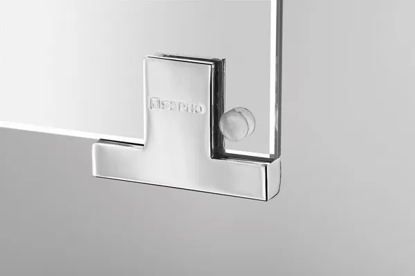 SAPHO - MIRRÓ galérka s LED osvetlením, 80x70x16cm, biela MC080-0030