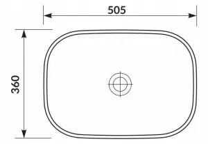 CERSANIT - MODUO 50 OBDĹŽNIKOVÉ UMÝVADLO K116-050