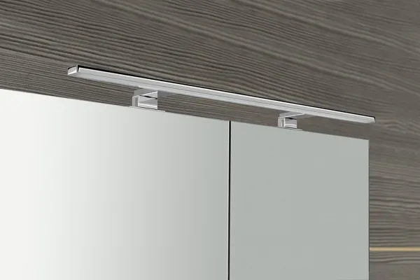 SAPHO - MIRRÓ galérka s LED osvetlením, 100x70x16cm, biela MC100-0030
