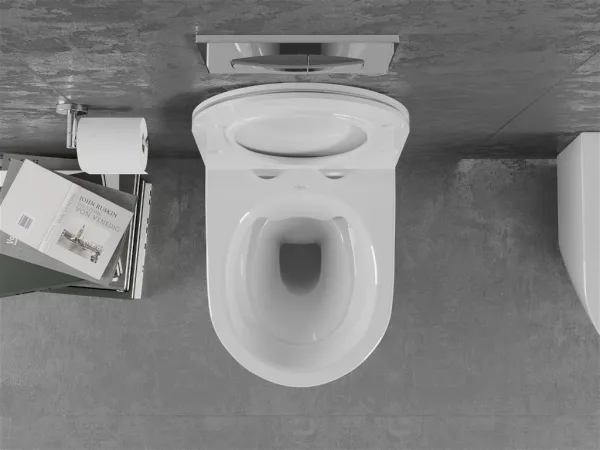Závesná WC misa MEXEN LENA III + doska SLIM biela