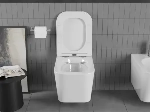 Závesná WC misa MEXEN TEO bez dosky biela