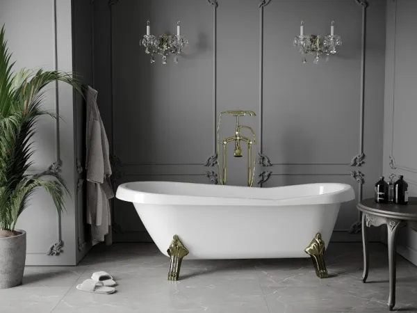 Vaňa MEXEN RETRO GOLD 170 x 75
