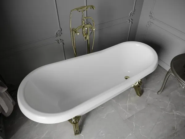 Vaňa MEXEN RETRO GOLD 170 x 75
