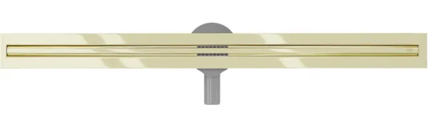 MEXEN - Flat 360 Slim žľab otočný 100 cm zlato 1541100
