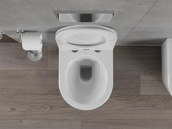 Závěsný WC set MEXEN RICO 36,5 cm s prkénkem DUO bílý