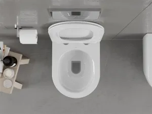 Závěsná WC mísa Mexen Carmen bílá