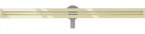 MEXEN - Flat 360 Slim žľab otočný 120 cm zlato 1541120
