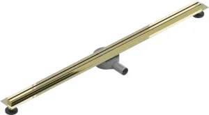 MEXEN - Flat 360 Slim žľab otočný 120 cm zlato 1541120
