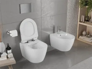 Závesná WC misa MEXEN CARMEN 4 + doska SLIME