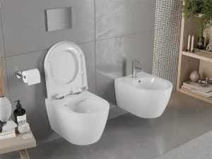 Závesná WC misa MEXEN CARMEN 5 + doska SLIME