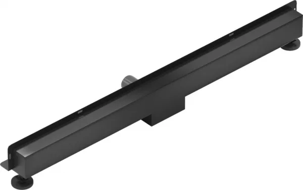 Odtokový žľab k stene MEXEN FLAT WALL 2in1 90 cm čierny