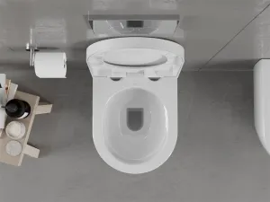 Závesná WC misa MEXEN CARMEN 5 + doska SLIME