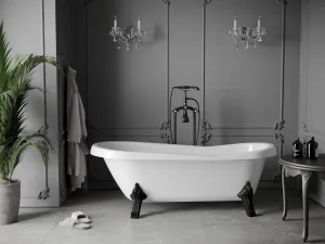 Vaňa MEXEN RETRO BLACK 170 x 75