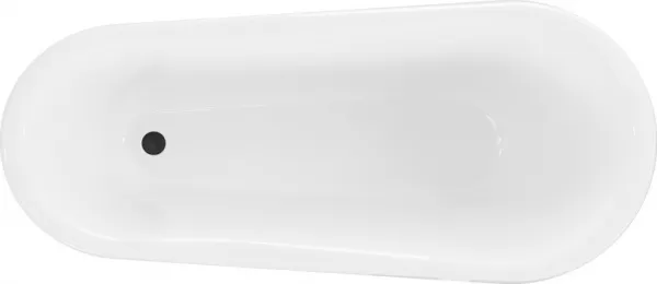 Vaňa MEXEN RETRO BLACK 170 x 75