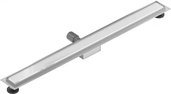 Odtokový žľab MEXEN FLAT 100 cm - biele sklo