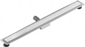 Odtokový žľab MEXEN FLAT 100 cm - biele sklo
