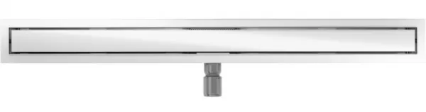 Odtokový žľab MEXEN FLAT 100 cm - biele sklo