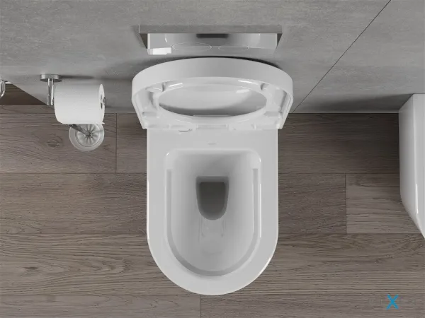 Závesná WC misa MEXEN RICO + WC sedátko se zpomalovacím mechanismem