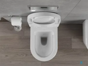 Závesná WC misa MEXEN RICO + WC sedátko se zpomalovacím mechanismem