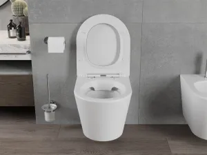 Závesná WC misa MEXEN RICO s doskou biela