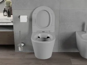 Závesná WC misa MEXEN RICO s doskou šedá