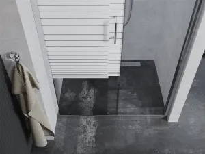 Sprchové dvere MEXEN Apia 100cm biele