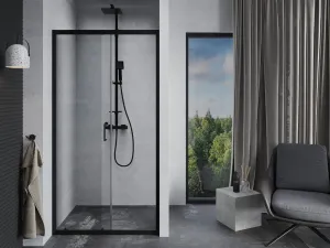 Sprchové dvere MEXEN Apia 90cm čierne