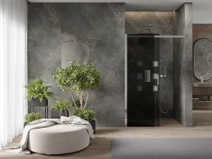 Sprchové dvere MEXEN OMEGA sivé sklo, 100 cm
