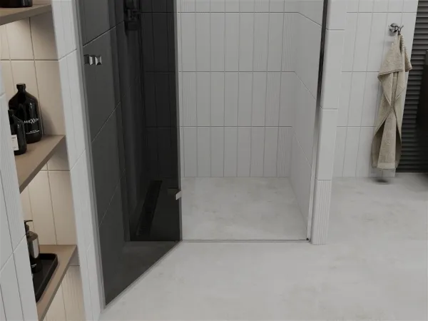 Sprchové dvere MEXEN ROMA  70 cm sivé sklo