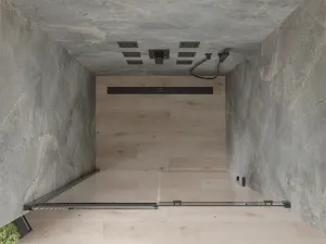 Sprchové dvere MEXEN OMEGA čierne, 150 cm