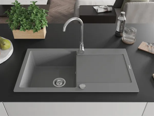 Granitový dřez MEXEN LEO šedý