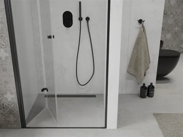 Sprchové dvere MEXEN LIMA čierne, 110 CM