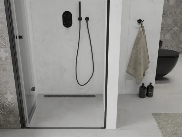 Sprchové dvere MEXEN LIMA čierne, 110 CM