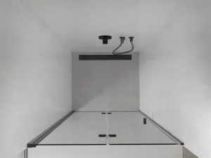 Sprchové dvere MEXEN LIMA čierne, 110 CM
