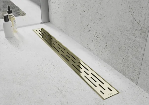 MEXEN sprchový žľab NEREZ M01 700 GOLD