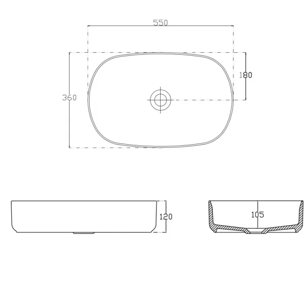 ISVEA - INFINITY OVAL keramické umývadlo na dosku, 55x36cm, zelena mint 10NF65055-2T