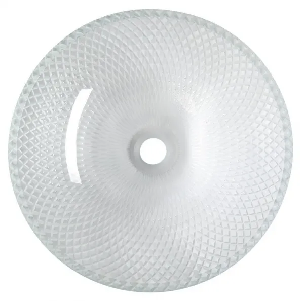 PUKETA sklenené gravírované umývadlo, priemer 42 cm, číra TY165